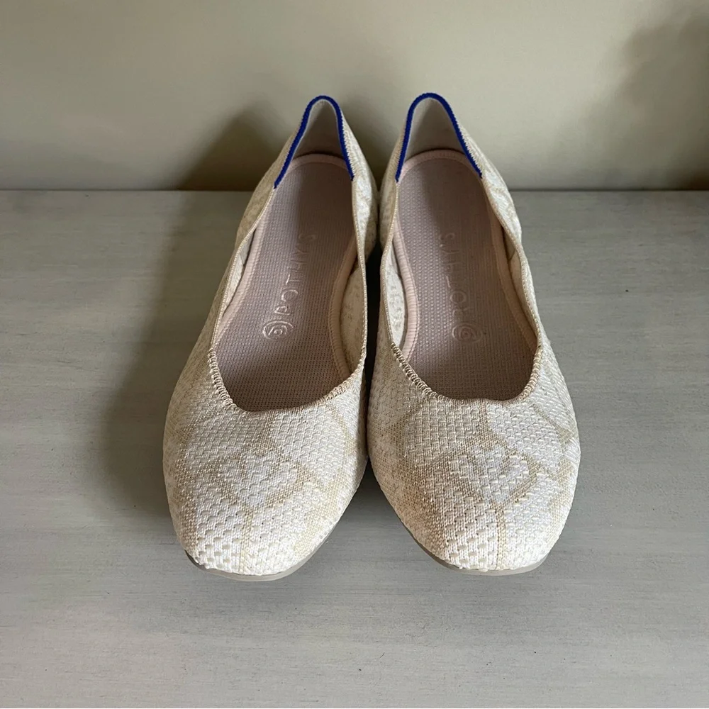 Rothy’s•The Square Lily Knit Fabric Slip On Ballet Flat•Size 9.5 - Picture 1 of 8